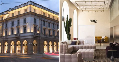 fendi milan showroom|fendi casa store.